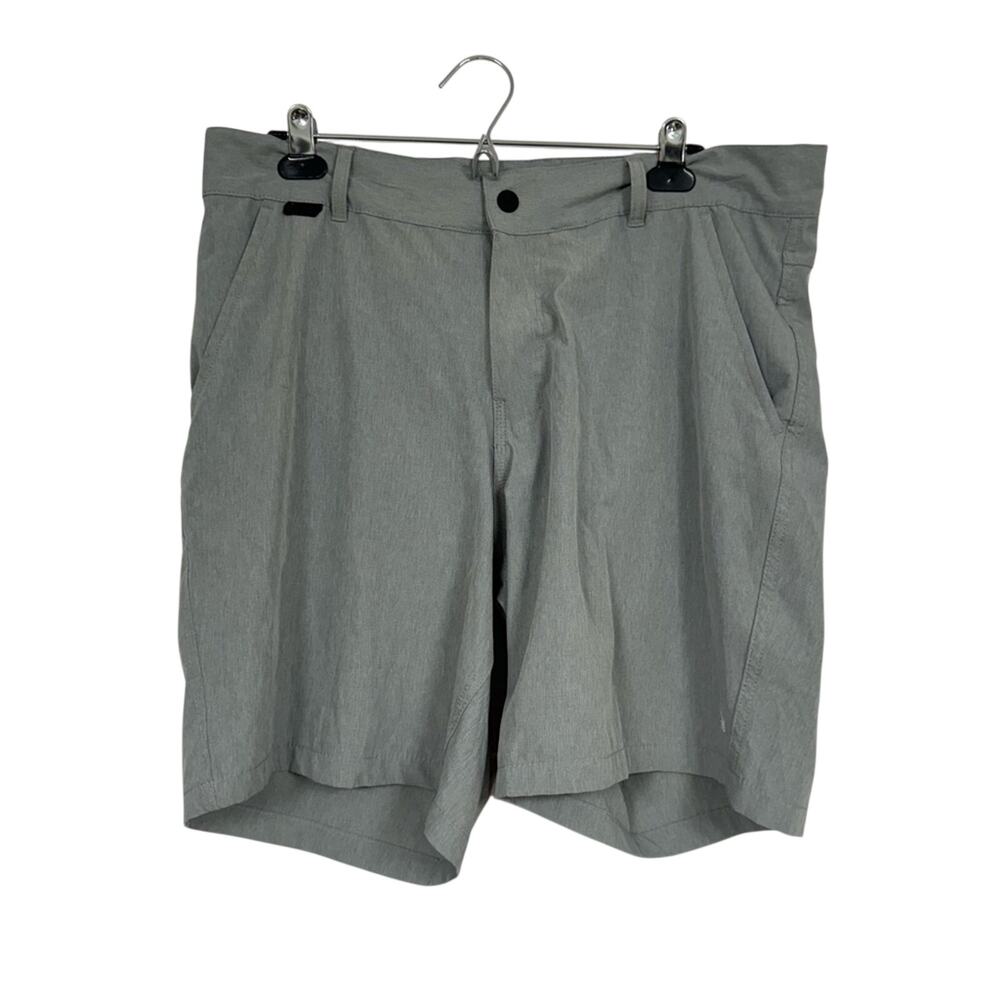Spyder Grey Swim Trunks Shorts Mens XXL Swimsuit Bottoms Modest Classic Beach